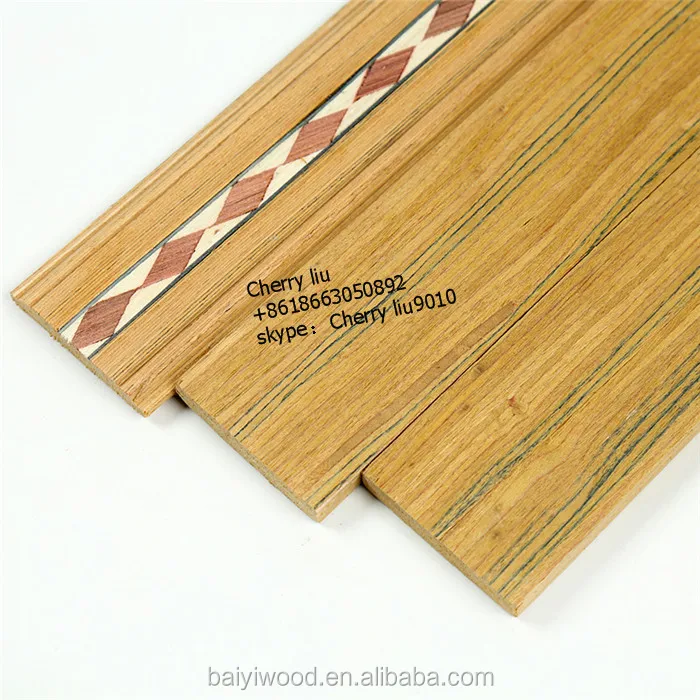 
decorative Recon teak wood beading margin moulding 