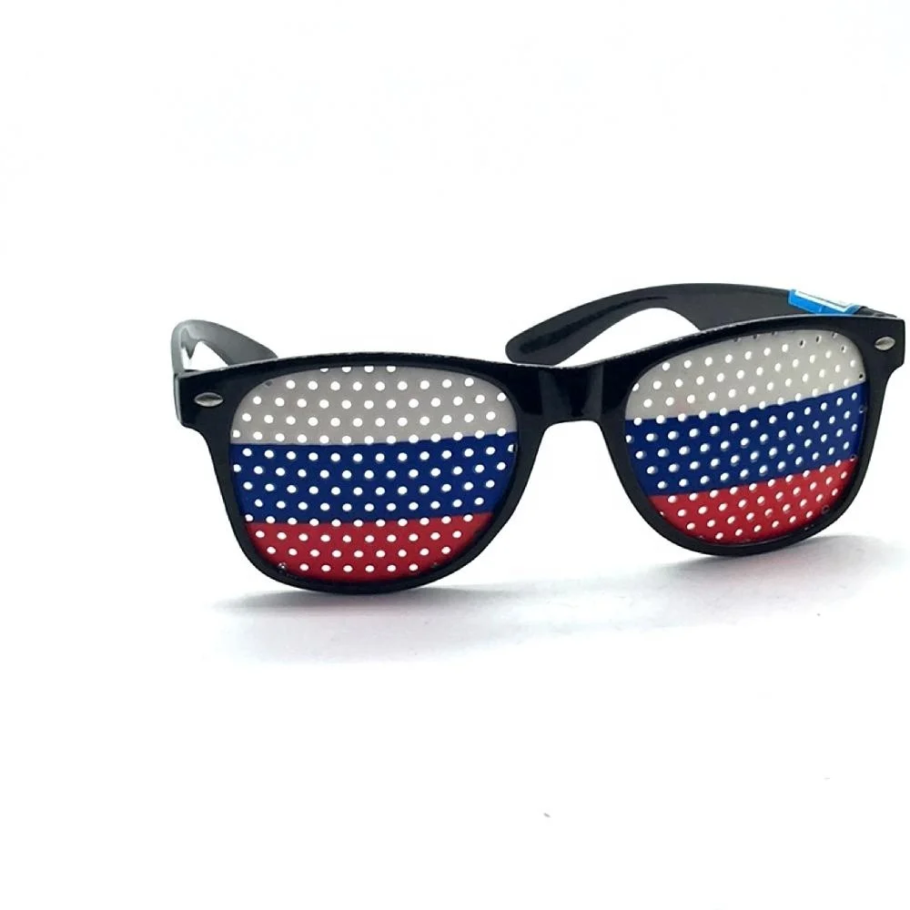 
Russian football fans glasses russia fan flag glasses , russian new year national day decoration glasses 