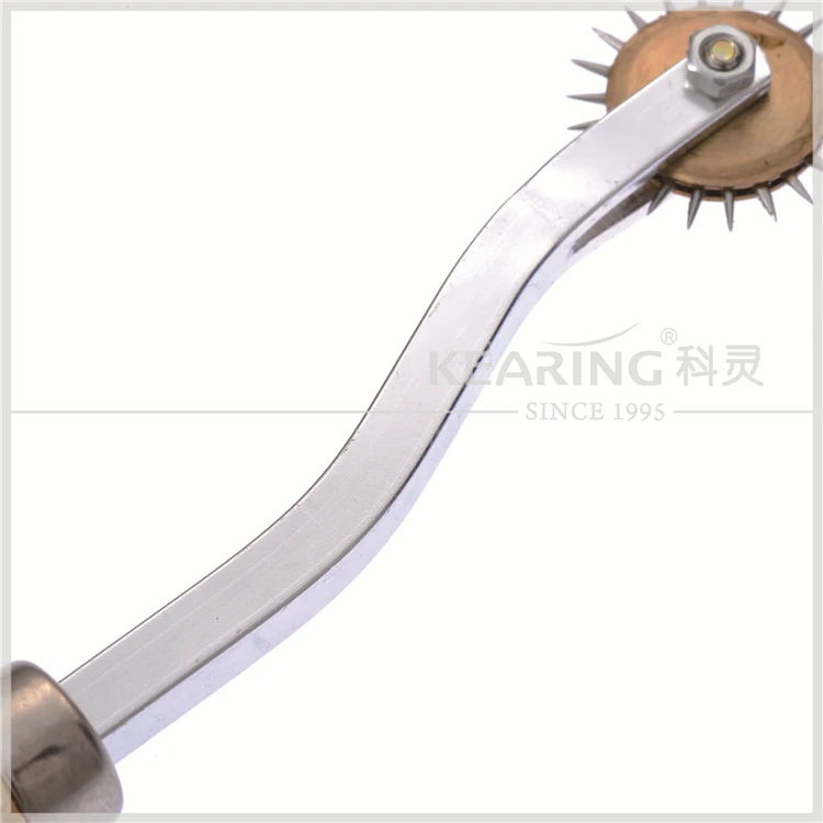 Kearing Трассировка Колеса Деревянная Ручка Иглы Стежка Расстояние Бумаги Перфорация Инструмент для Шить Дизайн # NPT10