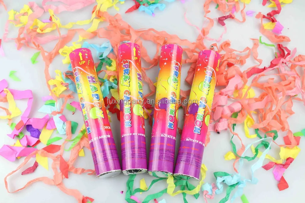 Birthday party popper confetti shooter no fireworks party popper