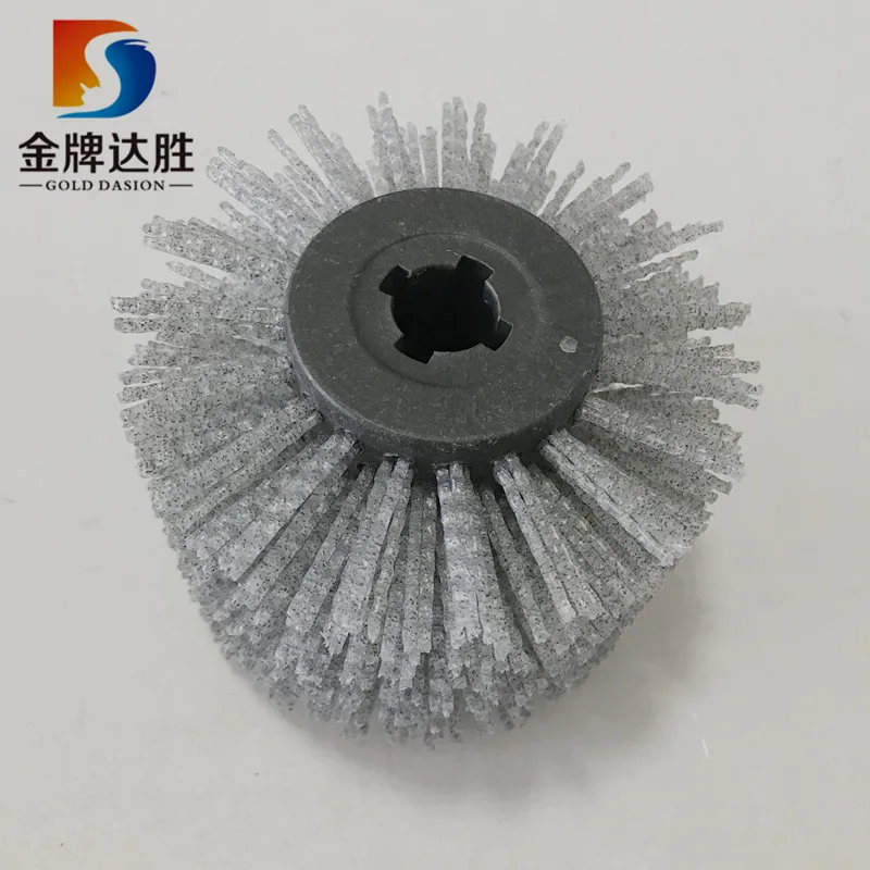 Abrasive wire wheel brush drum burnishing polishing wheel grit for wooden
