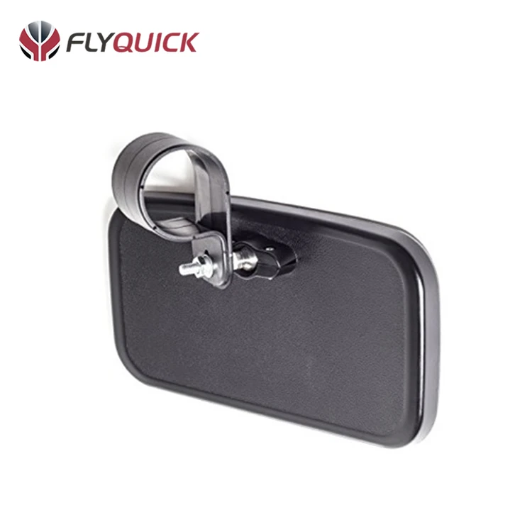 Регулируемое прямоугольное пластиковое зеркало заднего вида UTV ATV 1,5 дюйма 1,75 дюйма 2 дюйма