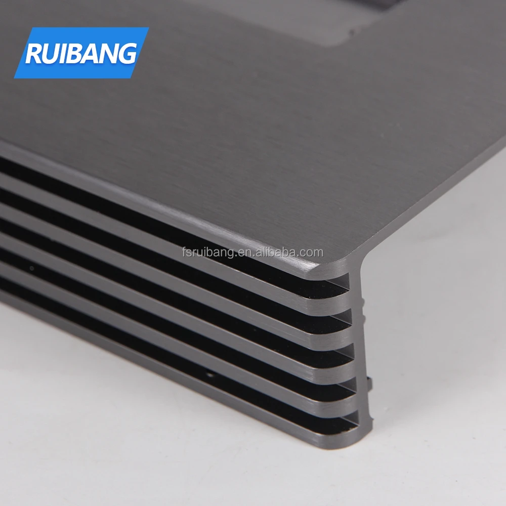 Anodized aluminum extrusion housing diy customized extruded aluminum housing