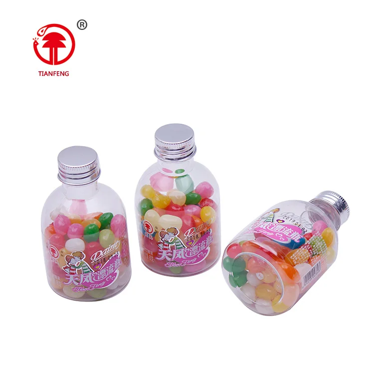 Promotion boxes packing gummy sweet candy jelly tianfeng bean halal gel jelly beans confectionery sweets