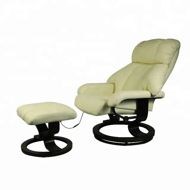 
New design leather recliner massage chair with footrest 