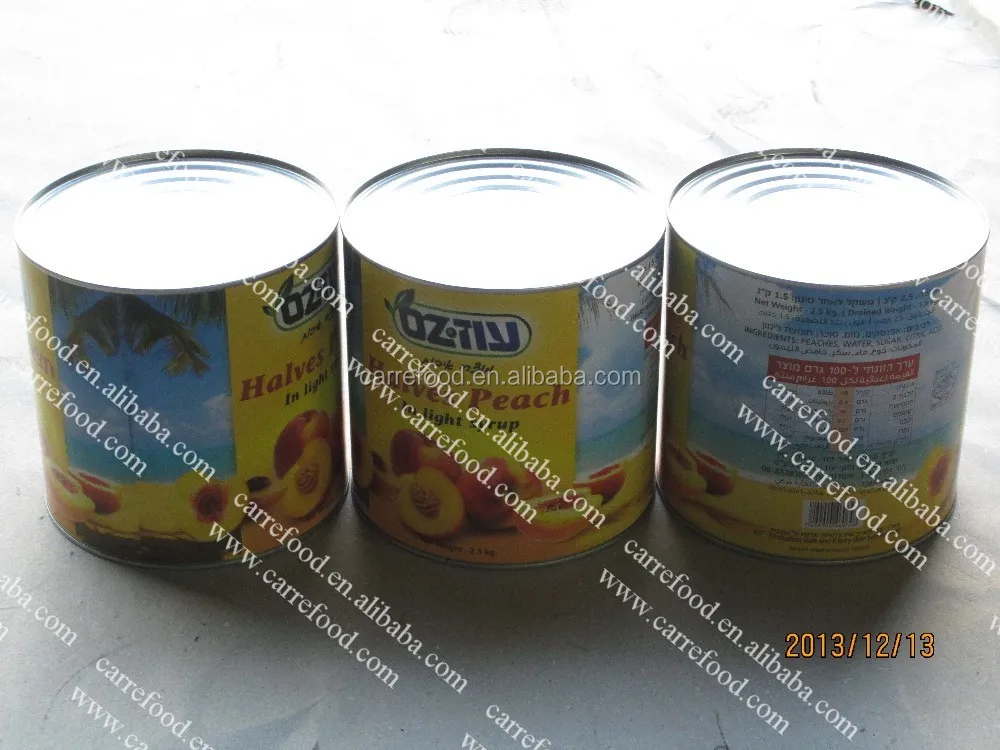 duraznos en mitades en almibar 820gr