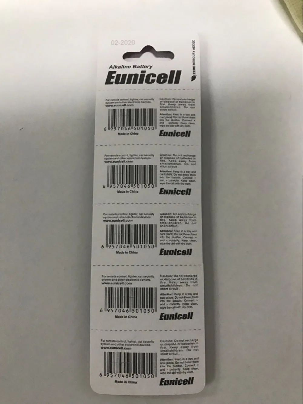 Ag5 Button Cell Battery Lr750