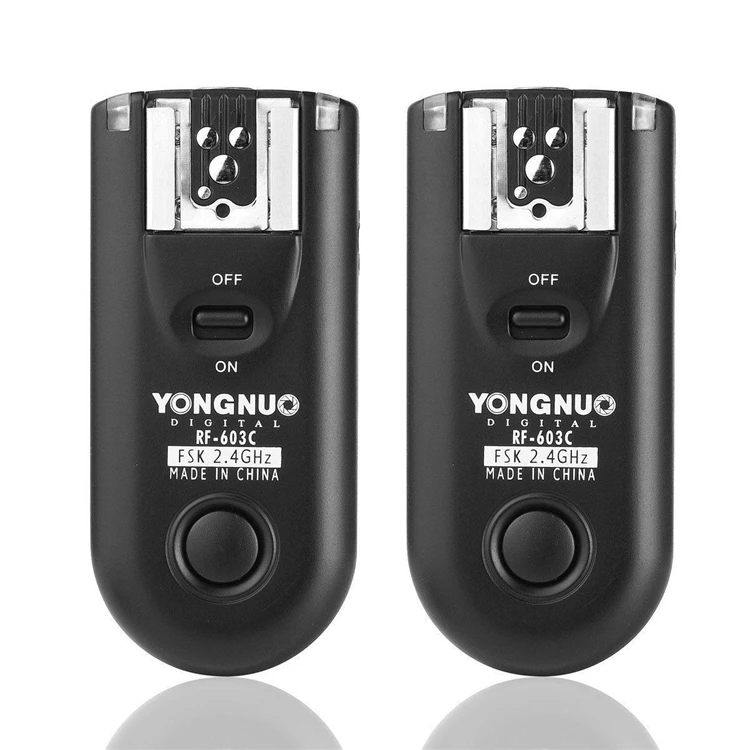 
Yongnuo RF-603 II Radio Wireless Remote Flash Trigger C3 for 5D 1D 50 
