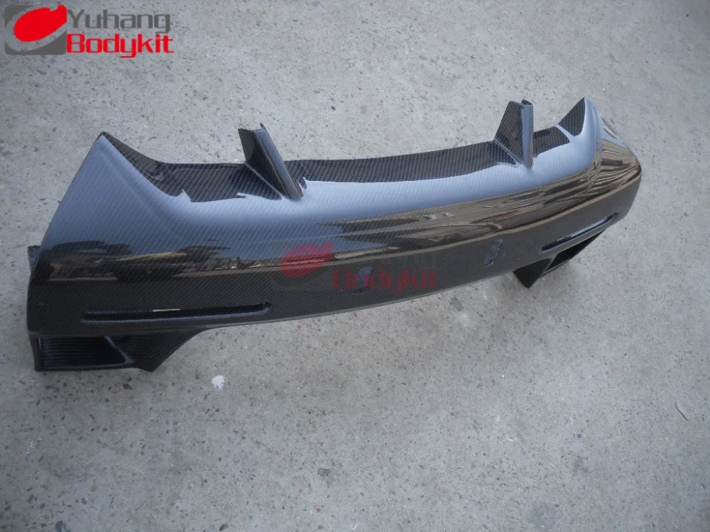 For Skyline R35 GTR CBA OEM Style Carbon Fiber Front Bumper Nose Head Cover