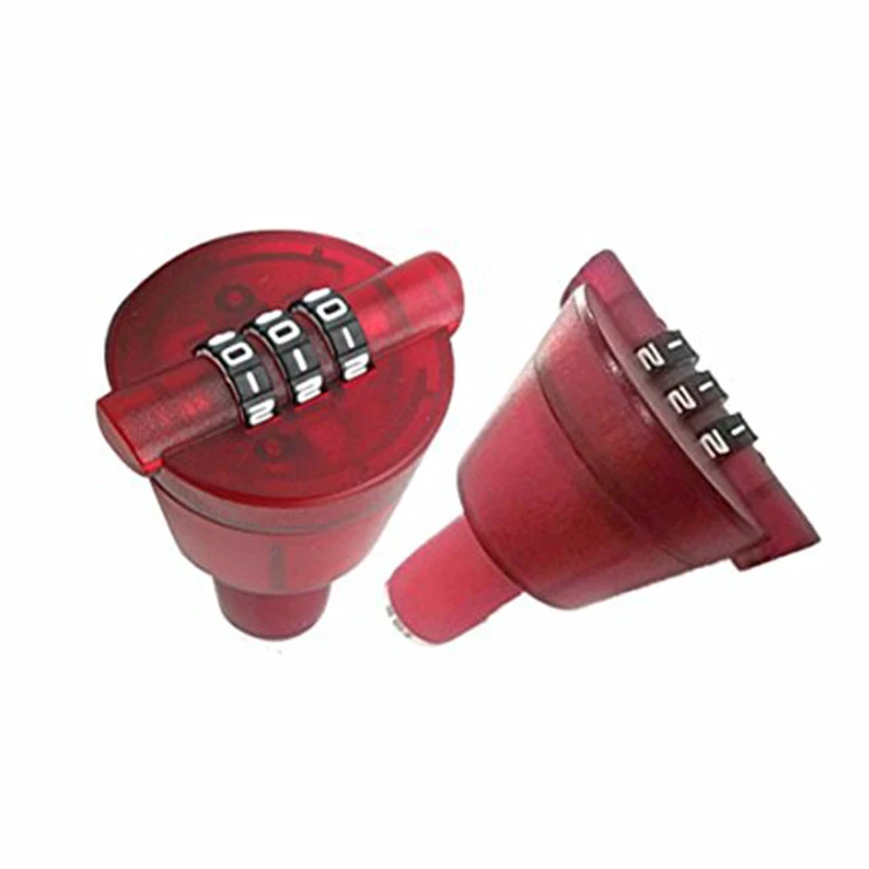 Red Wine Bottle Locks Combination Lock Wine or Spirit Bottle Password, Whiskey Bottle Top Stopper