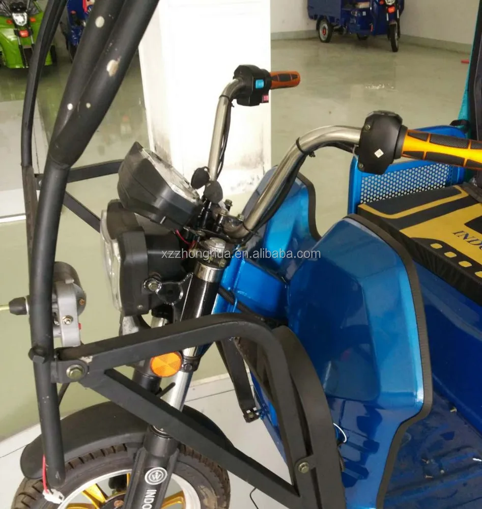 48V 800W S-014 Electric Passenger Rickshaw for indian market passenger tricycle