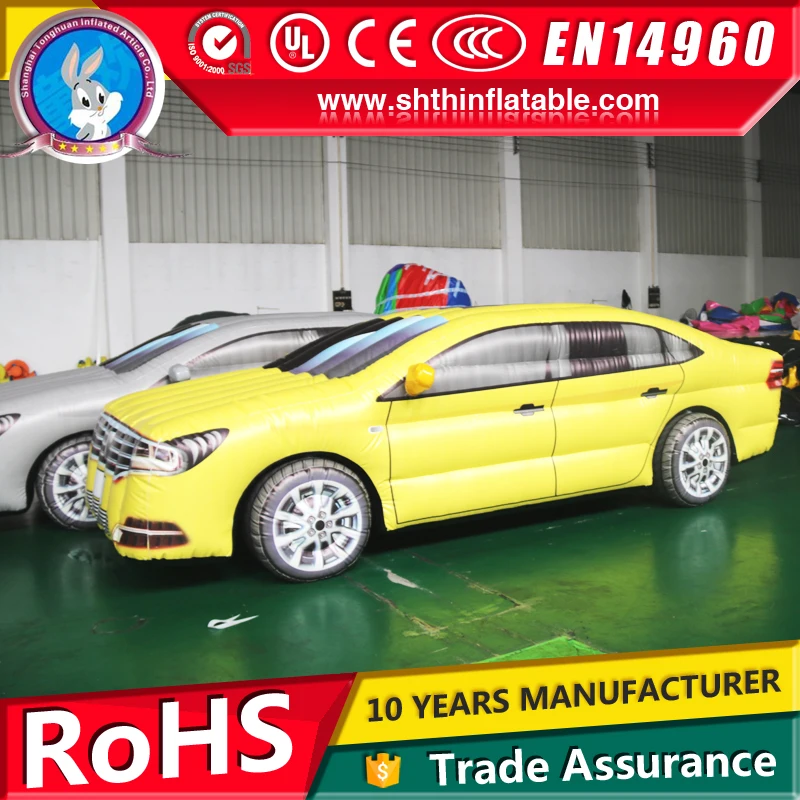 custom made model cars, giant inflatable car model