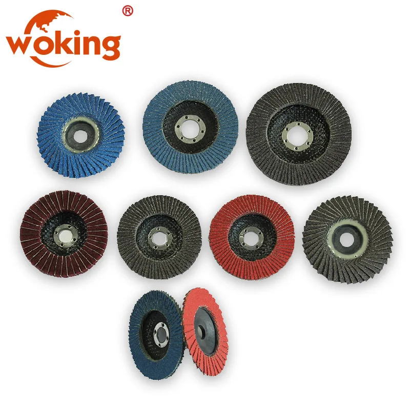 High Quality Abrasive Flap Disc Flap Disc With Plastic Fiber Backing For Metal Polishing Wheel Brush Flap Disc