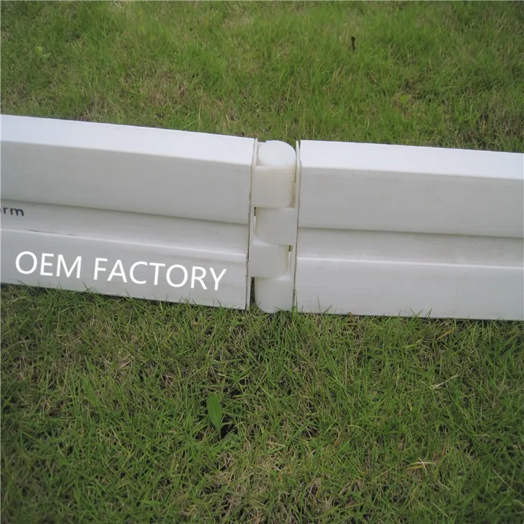 Flexible cost saving coffrage plastique rutilisable cement sidewalk plastic formwork for walkways