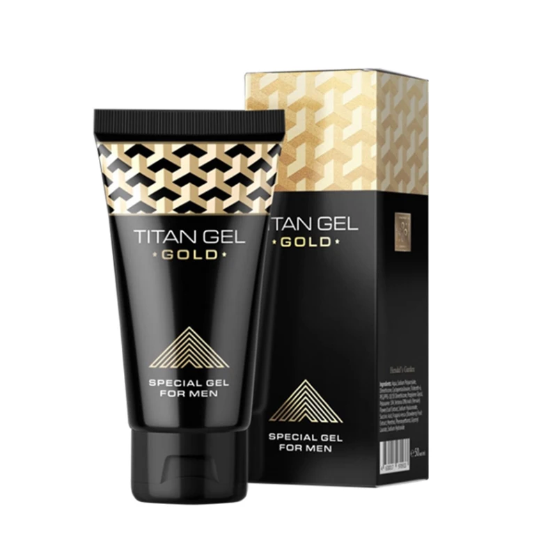 Gold Titan Gel Enlargement Lasting  Men  Penis Oil Cream 50ml