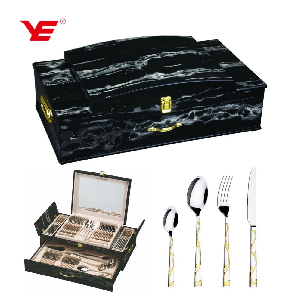 
new Wooden box for 84/72pcs stainless steel cutlery set 