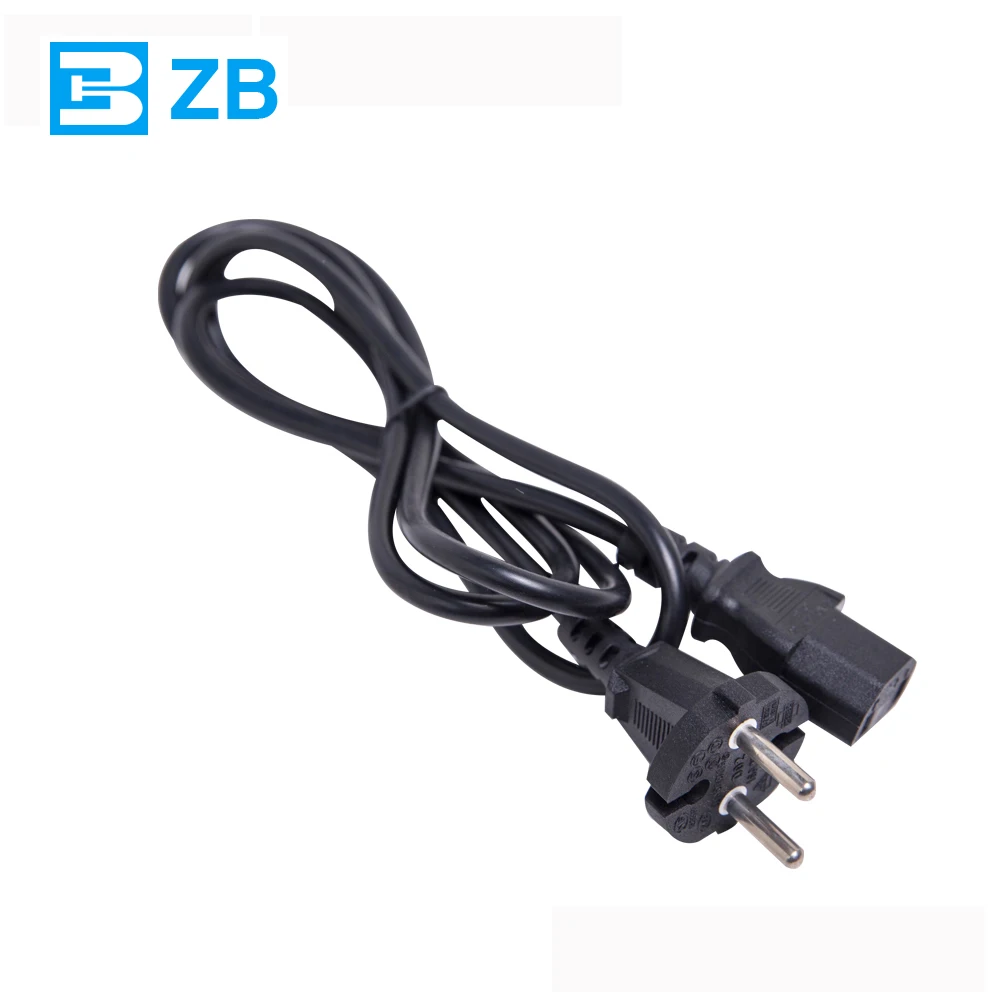 Euro ac power cord 2 pin cable 250v to 110v plug adapter