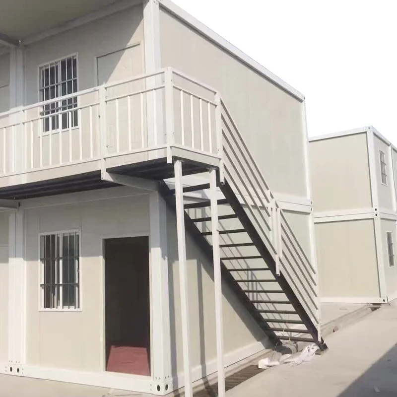 export two story prefab mobile homes expandable house  caravans philippines