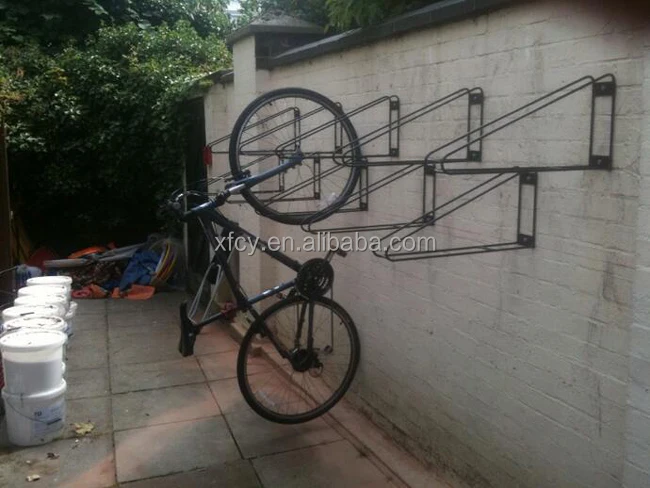 Vertical Single Triangle Commercial Wall Mounted Home Bike Wall Mounts Storage Bike Hanger Rack