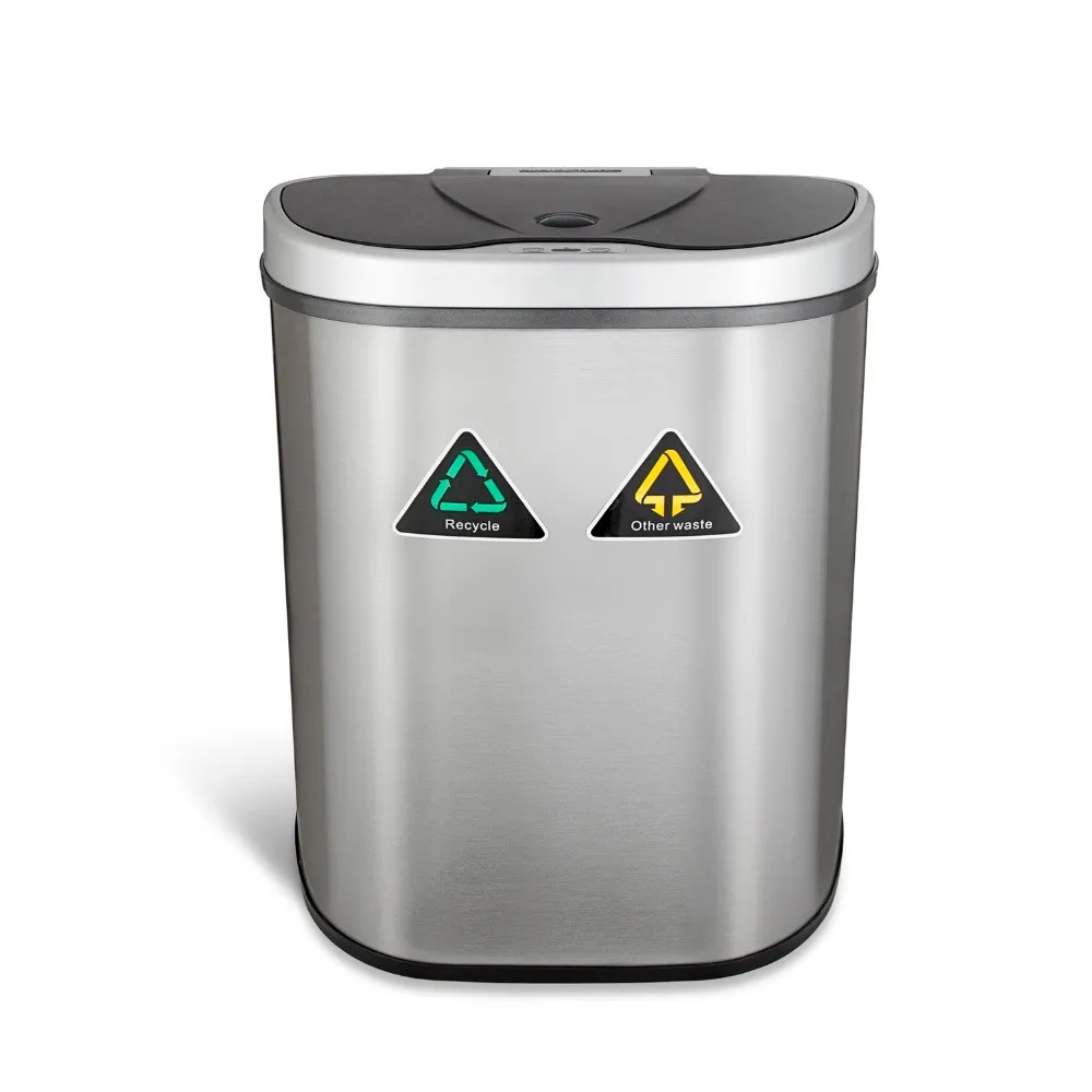 2022 new trash bin motion sensor trash bin stainless trash bin