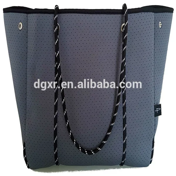 
Cactus Floral Summer Beach Tote Bag Waterproof Neoprene Beach Bag 2019 Fashion 