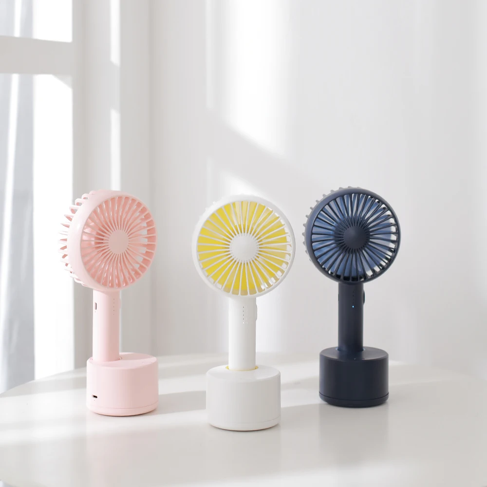
2019 rechargeable rotating portable usb mini fan with KC battery 