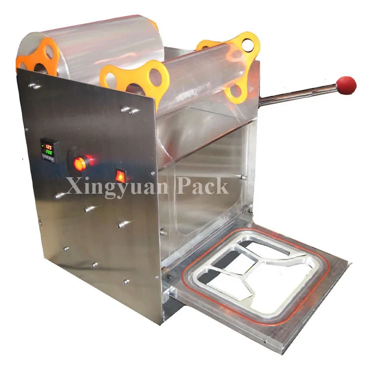 
Manual Desktop fast food box/tray sealing machine/tray sealer 