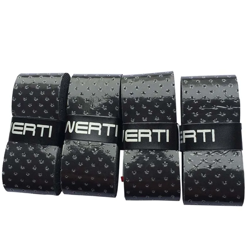 POWERTI 7pcs/lot Stick Perforated Sweatband Tennis Racket Overgrip Sweat Viscosity Breathable Grip for Badminton Racket