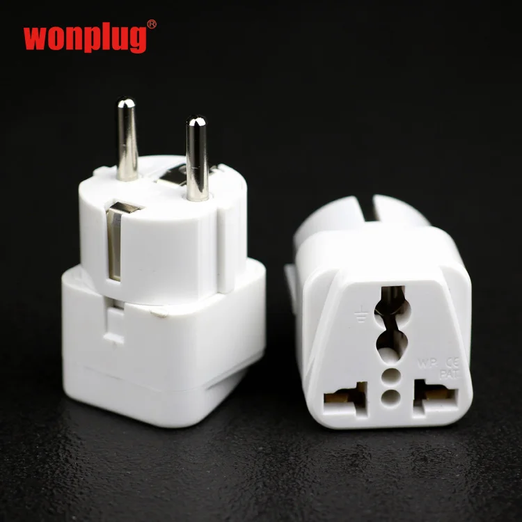 USA UK AUS EU to Germany Korea Travel Adapter AC Power Plug Universal to Germany Plug Adapter