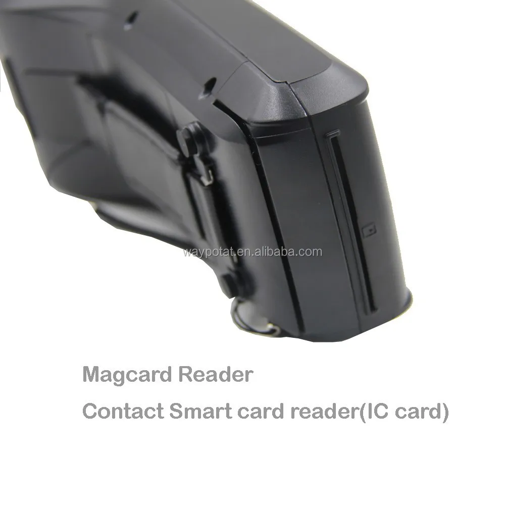 
WAYPOTAT handheld gprs pos with 1D/2D barcode and Windows ce OS free SDK vpos3396 