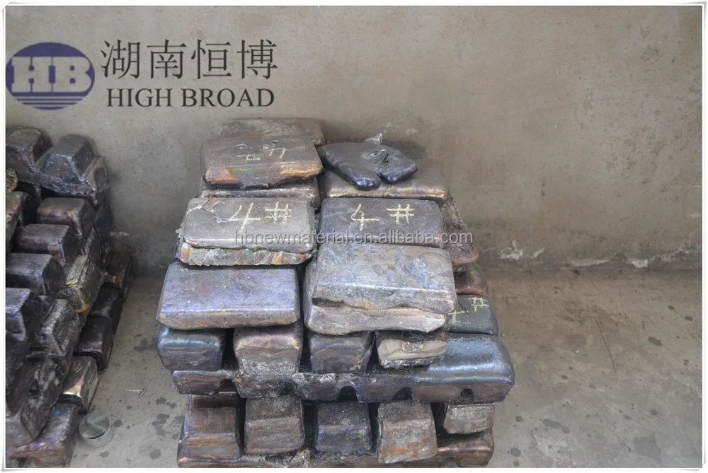 Магний скандия MgSc30 % master alloy ingot produced by high широкий новый материал co.