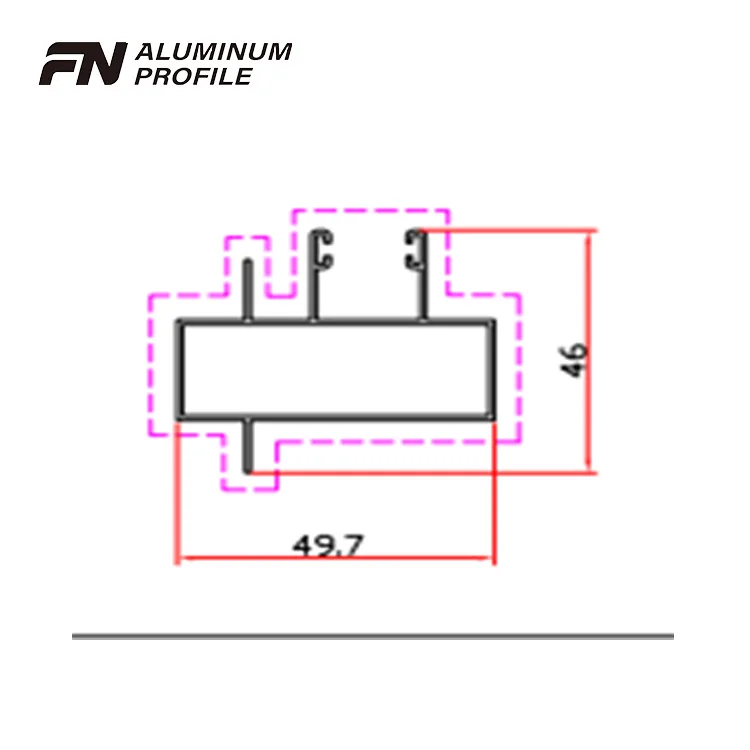Extrusion for Curtain Wall Aluminium Window Profile Cheap aluminum Custom extrusion aluminium window profile price