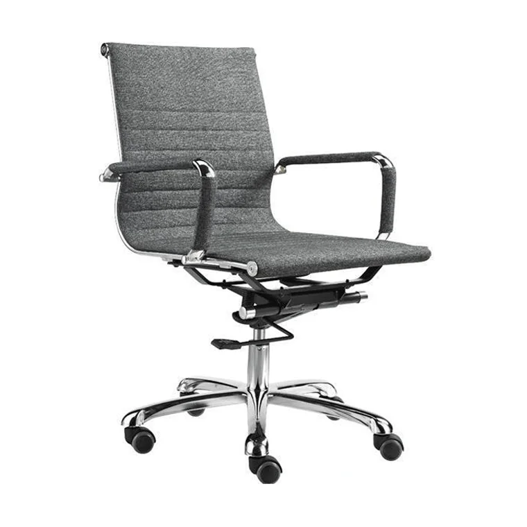 Офисные стулья хорошей конференции с полным покрытием ткани для клиентов/персонала серого цвета (F15-B)