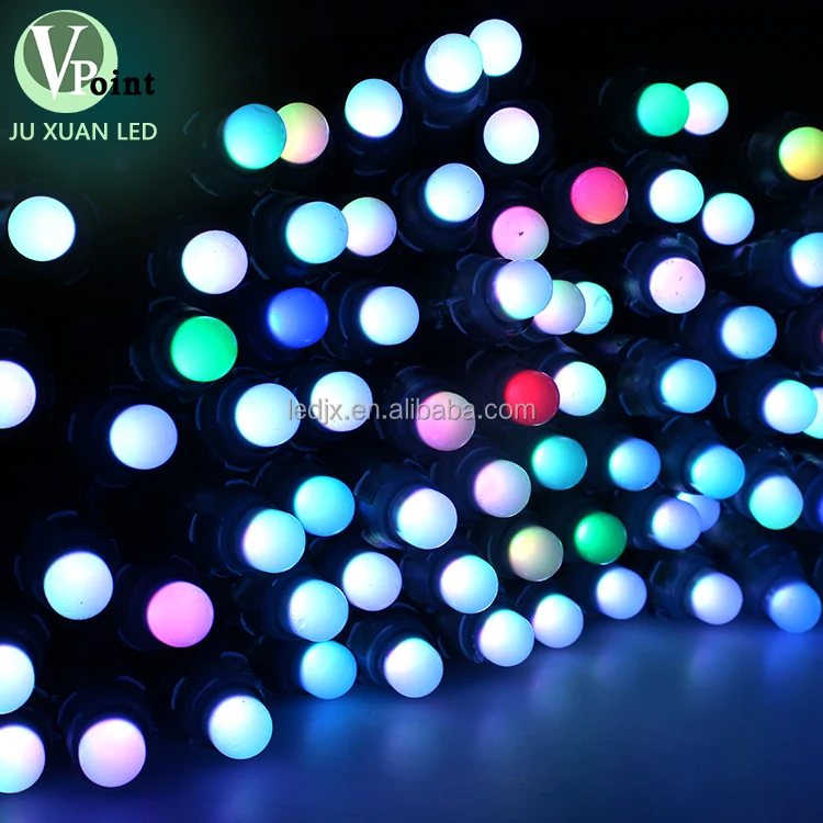 rgb led pixel ball dmx led pixel light 9mm 5050 pixel waterproofing rgb smd led module
