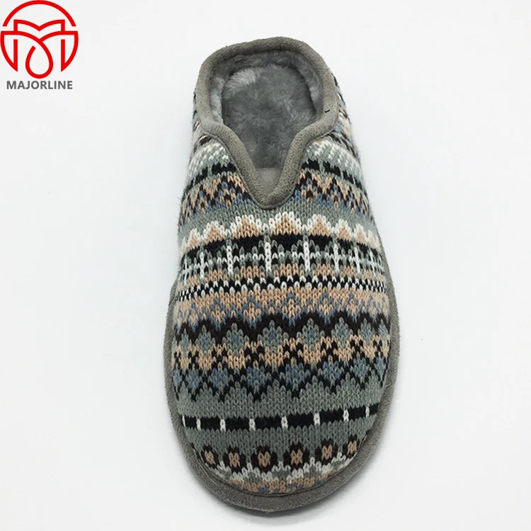 Cashmere man napping slipper shoes for indian vietnam