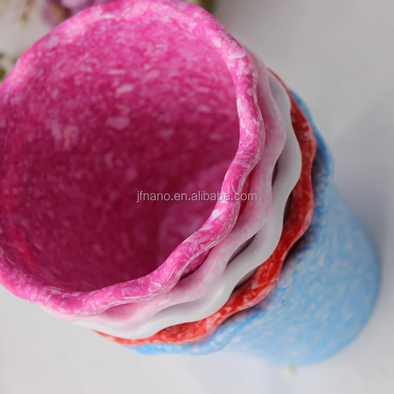 Главная дизайн яркий цвет кружева пластиковые рождественские декор цветочный горшок