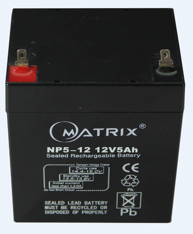 Mf 12 В 5ah 20hr не нуждается в обслуживании кальция аккумулятор