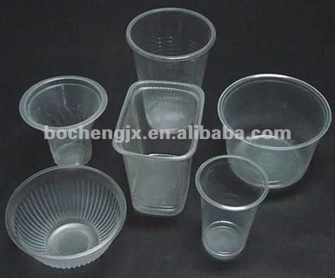 
automatic high speed plastic cup making machine with moulds 