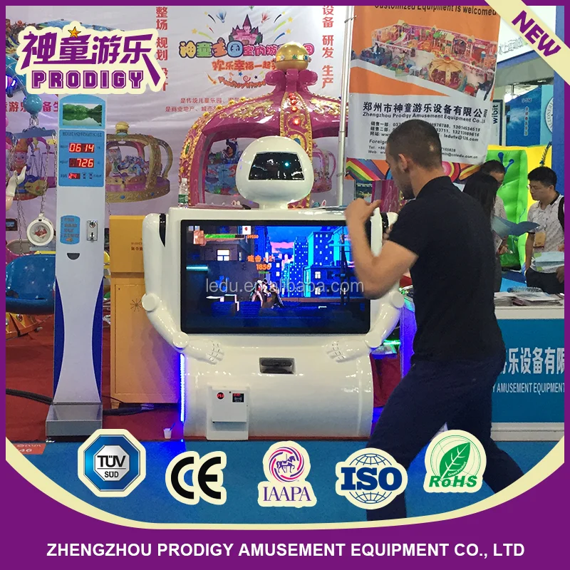 3D imaging True man simulation interactive fighting Kung-fu Video games machine in IAAPA