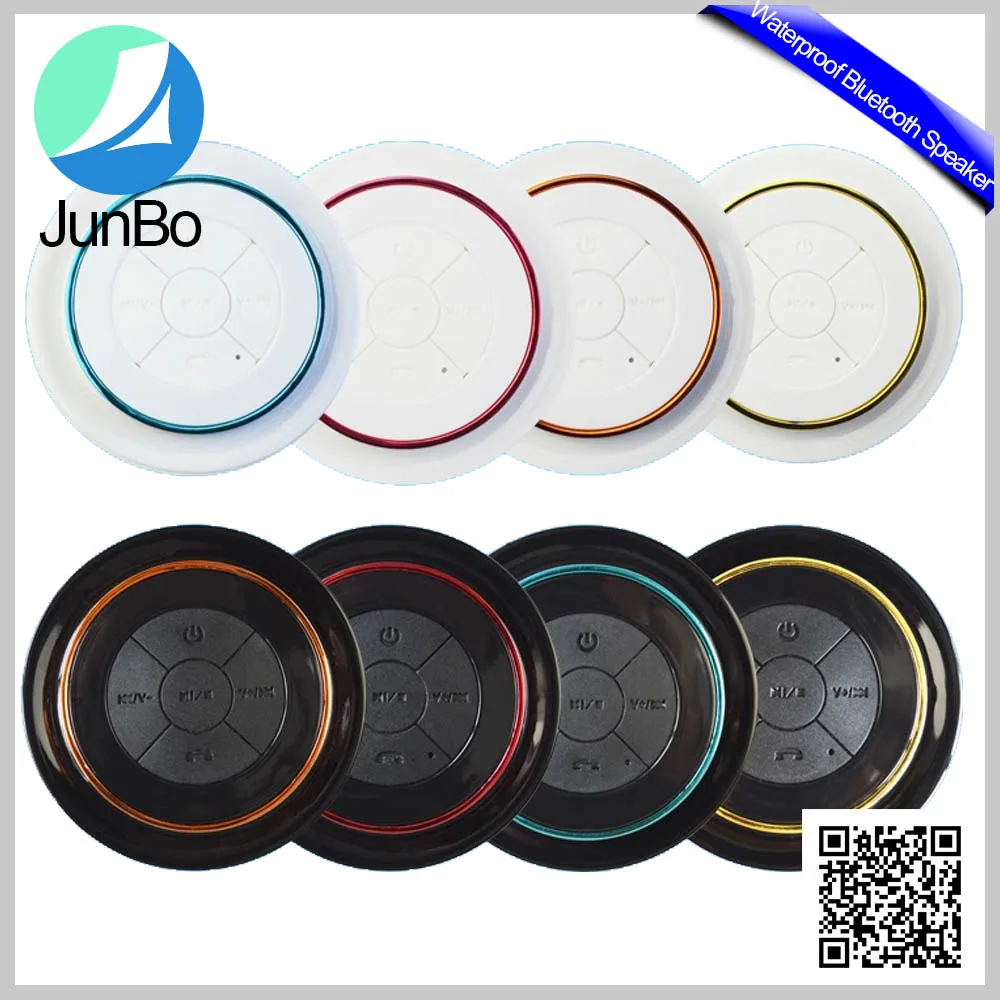 China Factory JunBo Top Quality Waterproof Bluetooth Speaker with Suction Cup