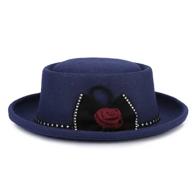  beautiful fringed pearl retro formal hat