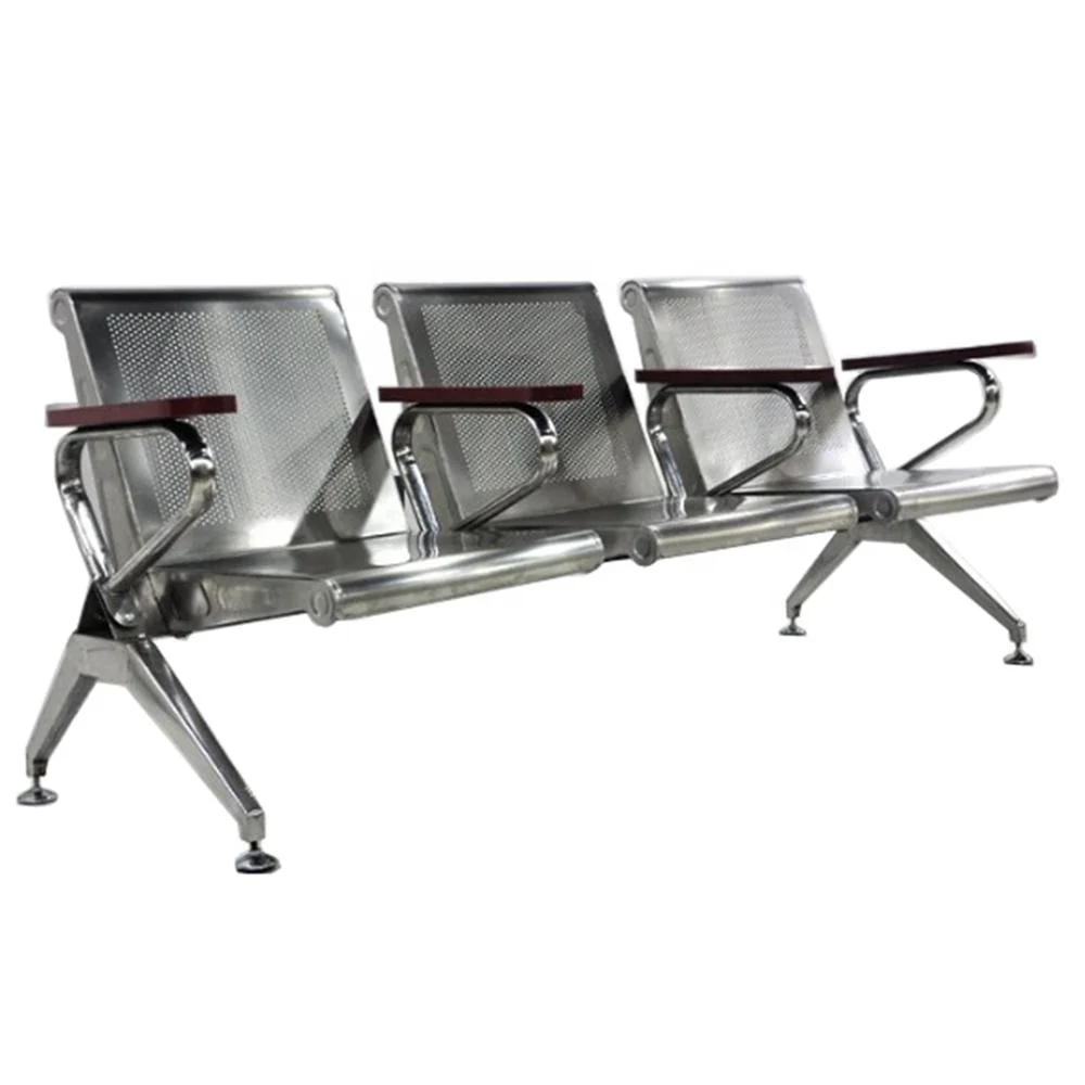 public bench with 3 seats prices airport waiting chair station used