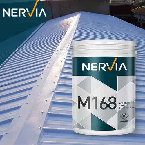 
M168 антикоррозионной теплоизоляции краска для металлической кровли (нано-силикатный материал) 