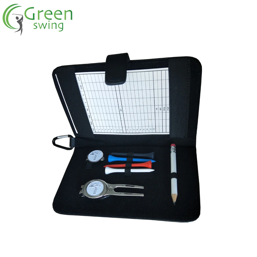 
Promotional Golf Gift Golf Score Card Holder Golf Note Pad 