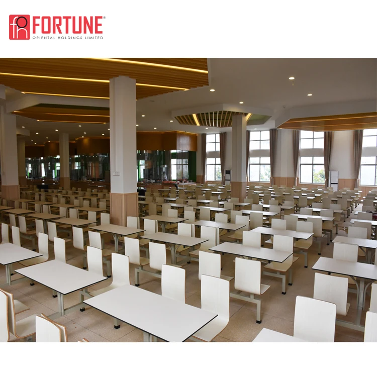 China manufacture custom 2,4,6,8,12 seater table school cafeteria furniture