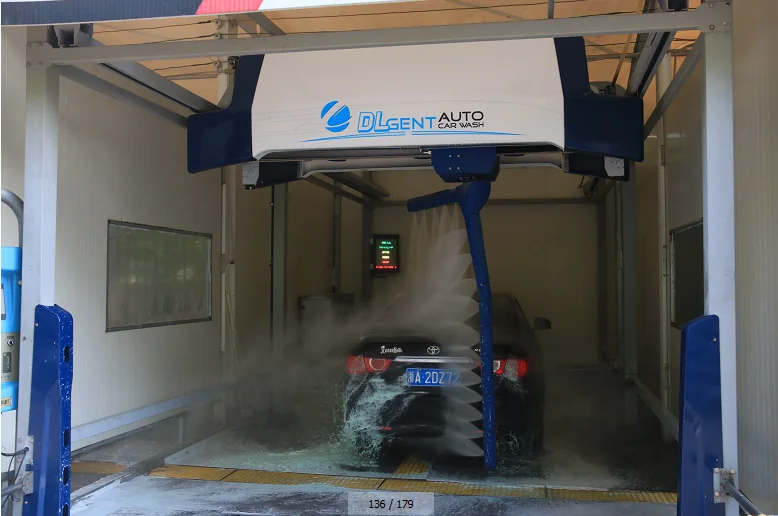Fully automatic car wash machine price with foam, wax systems