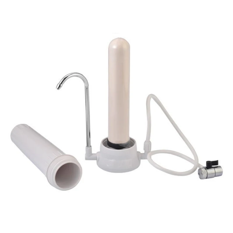 Kitchen Table Single Countertop Water Filter, household Single Desktop Water Purifier With Ceramic Filter Cartridge