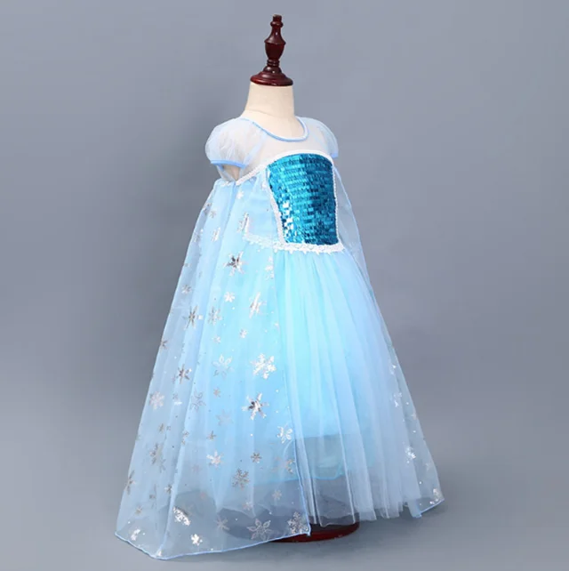 
classic nice party dress frozen elsa girls dresses 