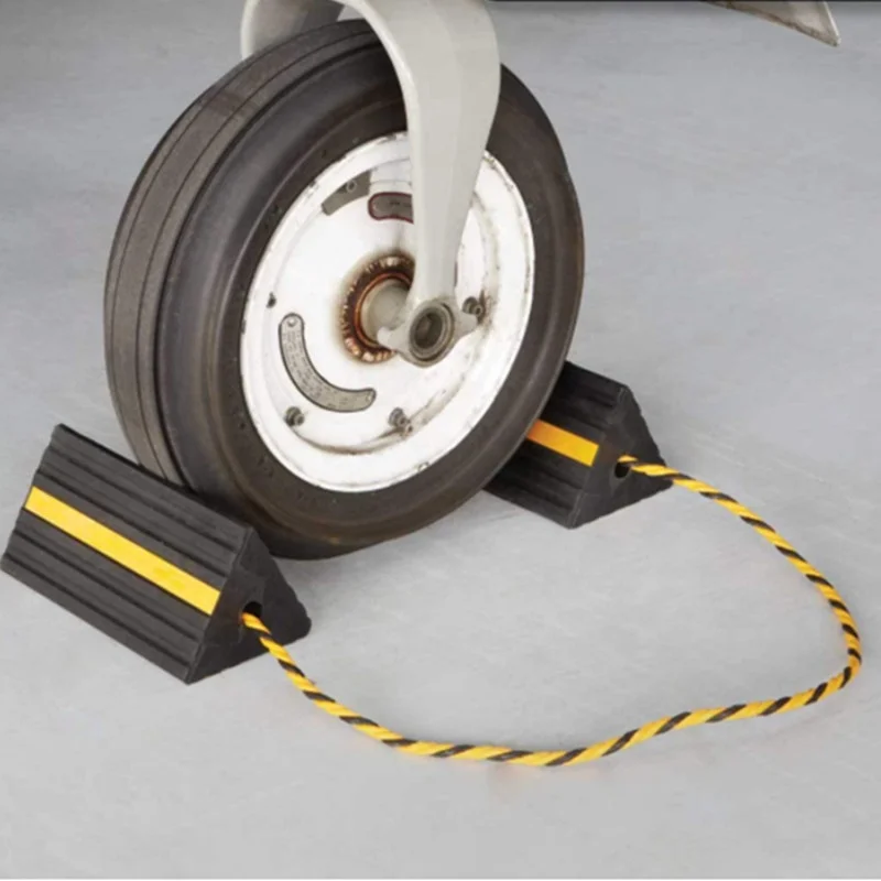 Super Large Aircraft/ Helicopter/vehicles Rubber Wheel Chock
