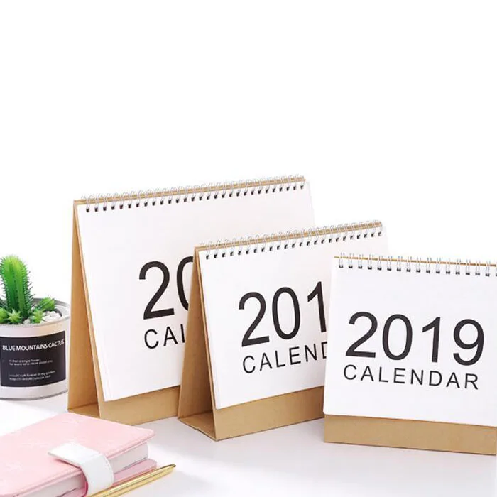 Custom luxury 2019 desk calender printing